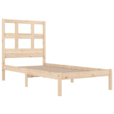 Bed Frame without Mattress 90x190 cm Single Solid Wood Pine 3104443