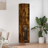 Highboard Smoked Oak 34.5x34x180 cm Engineered Wood 3199038