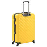 Hardcase Trolley Set 3 pcs Yellow ABS 91890