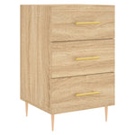 ZNTS Bedside Cabinet Sonoma Oak 40x40x66 cm Engineered Wood 827647