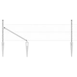 Welded Wire Fence with Spikes 50 x 0.4 m 3353397