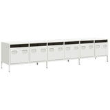 TV Cabinet White 202x39x43.5 cm Cold-rolled Steel 3307154