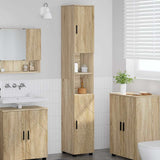 Bathroom Cabinet with Storage Sonoma Oak 30 x 35 x 192 cm 883336