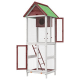 Bird House Mocha 60x58.5x160 cm Solid Wood Pine 172257