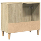 Bathroom Cabinet Sonoma Oak 65x33x60 cm Engineered Wood 847406
