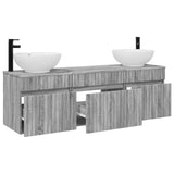Bathroom Cabinet Set 3 pcs Grey Sonoma 49 x 44.5 x 66.5 cm 3405763