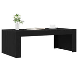 Coffee Table Black Oak 102 x 50 x 35 cm Engineered Wood 862072