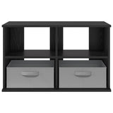 TV stand with Drawer Black Oak 79 x 40 x 48 cm 8000461