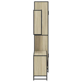3 Piece Bathroom Furniture Set Sonoma Oak Engineered Wood 3301101