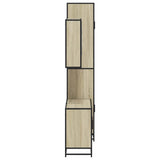 3 Piece Bathroom Furniture Set Sonoma Oak Engineered Wood 3301101