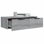Wall Cabinets 2 pcs Grey Sonoma 68x30x20 cm Engineered Wood 3115898