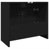 Sink Cabinet Black 63x29x55 cm Engineered Wood 848095