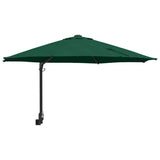 Garden Parasol Green 248 x 248 x 148 cm Polyester and Steel 42003228
