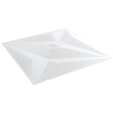 Wall Panels 24 pcs White 50x50 cm XPS 6 m Star 356932