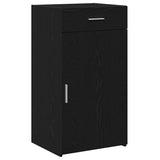 Sideboard with Drawer Black Oak 50 x 42.5 x 93 cm 868761