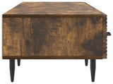 TV Cabinet Smoked Oak 147 x 34.5 x 30 cm Engineered Wood 894940