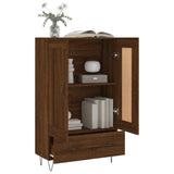 Highboard Brown Oak 69.5x31x115 cm Engineered Wood 830323