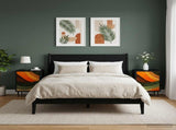 Bedside Cabinet BONN 2 pcs Black Oak 36 x 33 x 51 cm 8007254