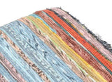 Bench 60 x 30 x 45 cm Real Leather Multicolour 42042110
