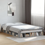Bed Frame without Mattress Concrete Grey 135x190 cm Double 3280499