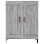 Highboard Grey Sonoma 69.5x34x180 cm Engineered Wood 3189963