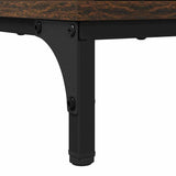 Coffee Table Smoked Oak 90 x 49 x 46 cm Engineered Wood 883449