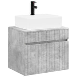 Bathroom Furniture Set Concrete Grey Engineered Wood 3404293