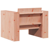 Garden Sofa Natural Wood Solid Douglas Fir Wood Single Durable 832368