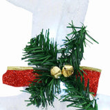 LED Reindeers 4 pcs White Fabric 3385895