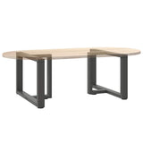 Coffee Table Legs T-Shaped 2 pcs Anthracite 60x25x cm Steel 4013034