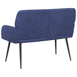 2 Seater Sofa with Metal Legs 2-Seater Police Blue Velvet 42051063