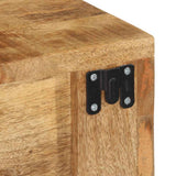Wall-mounted TV Cabinet 100x30x19 cm Solid Rough Wood Mango 4017479