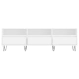 TV Cabinet White 150x30x44.5 cm Engineered Wood 831276