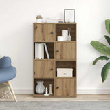 Bookcase Artisan Oak 60x24x101.5 cm Engineered Wood 860399