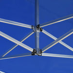 Professional Folding Party Tent Aluminium 4.5x3 m Blue 45492