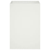 Garden Planter White 50 x 50 x 75 cm Cold-rolled Steel 8005388