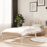Bed Frame without Mattress Solid Wood 75x190 cm Small Single Small Single 814844