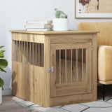 Dog Crate Furniture Artisan Oak 64.5x80x71 cm Engineered Wood 857646