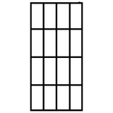 Walk-in Shower Screen Frosted Tempered Glass 140x195 cm 145688
