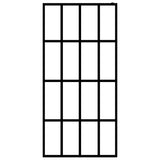 Walk-in Shower Screen Frosted Tempered Glass 140x195 cm 145688