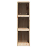 Headboard with Storage 200 cm Solid Wood Pine 855618