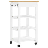 Kitchen Trolley MONZA 48x40x88.5 cm Solid Wood Pine 376081