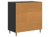 Sideboard Black 66 x 34.5 x 92 cm Engineered Wood 894356