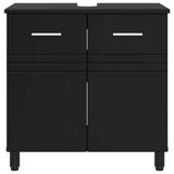 Bathroom Vanity Unit Black 60 x 35 x 60 cm Engineered Wood 889406