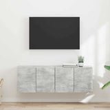 TV Wall Cabinet 2 pcs Concrete Grey 59.5 x 31 x 40 cm 892336