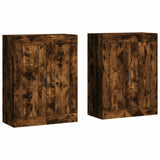 Wall Mounted Cabinets 2 pcs Smoked Oak Engineered Wood 3198030
