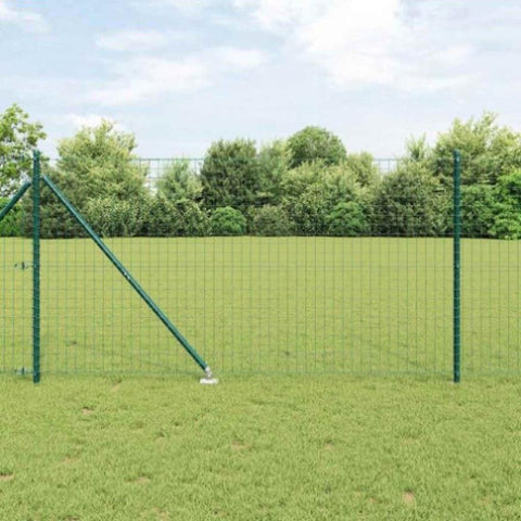 Fence Post Other 52 pcs Silver 3.2 x 3.2 x 140 cm Steel 3350174
