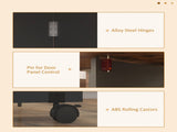 Folding Dining Table, Drop Leaf Table for Small Spaces, Foldable Table with Drawer and Storage T3398P330451