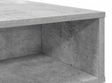 Coffee Table Concrete Grey 80 x 46 x 35 cm Engineered Wood 8000223