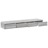 Bed Drawers Grey Sonoma 150 x 36.5 x 16.5 cm Engineered Wood 866960